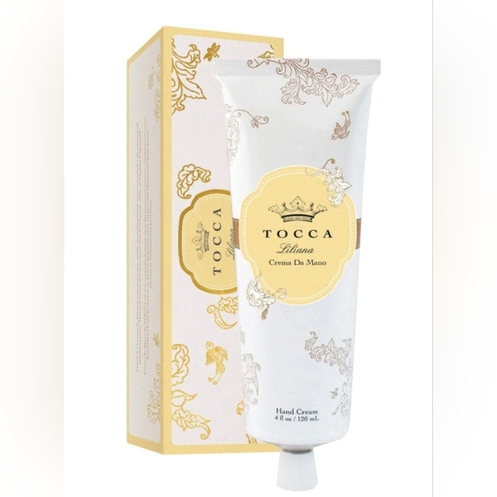 NIB TOCCA Crema Da Mano luxe Hand Cream - Liliana - 4 oz Sealed